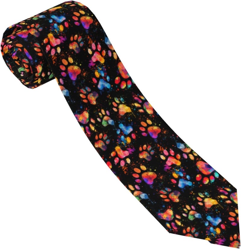 Yilad Tie for Men and Boy Novelty Fun Full Print Men's Necktie Skinny Fashion Narrow Wide - Image 1